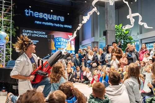Freudiges Beisammensein am Circle Herbstfest